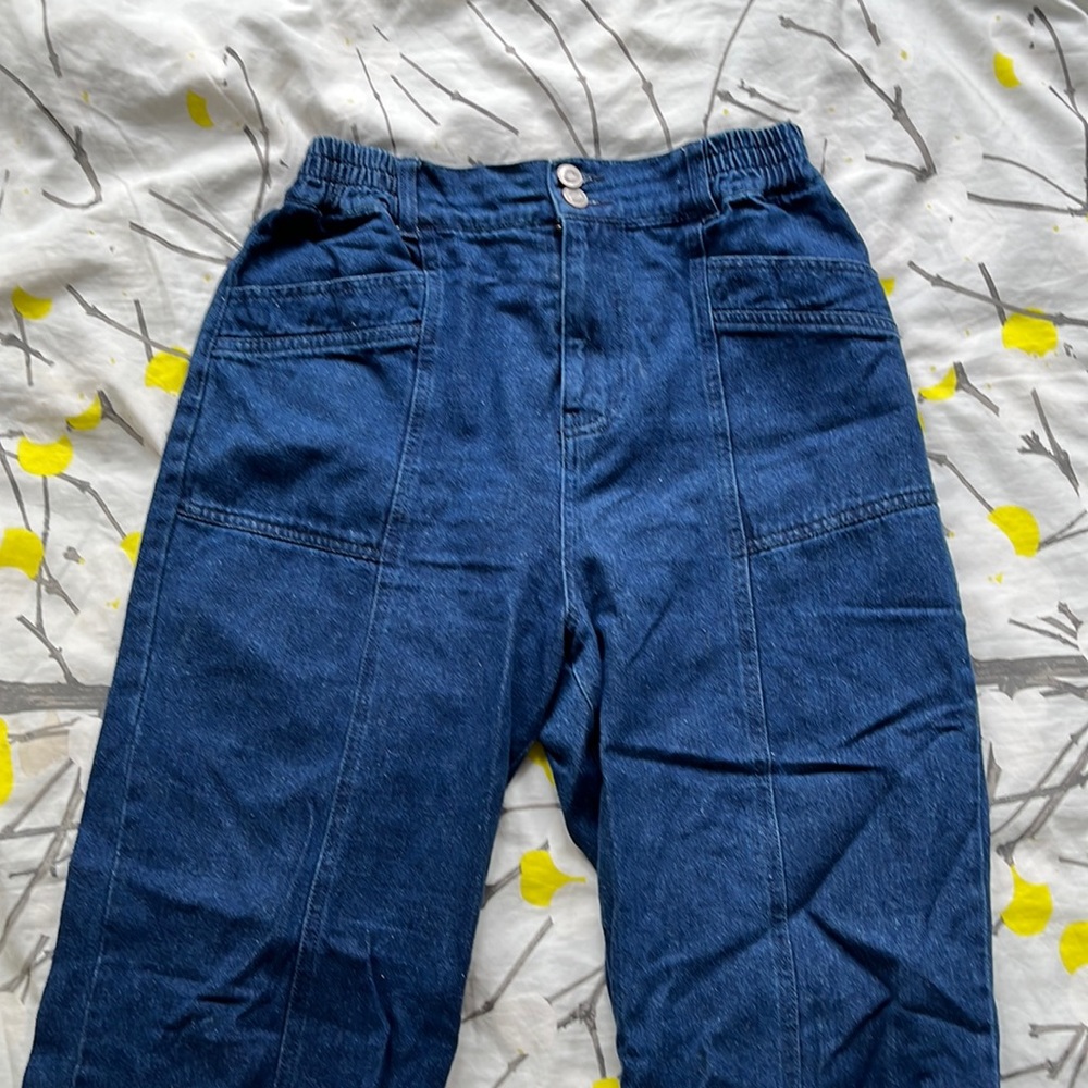 Wide leg jeans